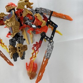 LEGO Bionicle 71308 Tahu Uniter of Fire & 71303 Ikir Creature of Fire Incomplete