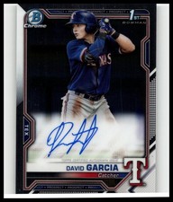 David Garcia Bowman Chrome 2021 Auto