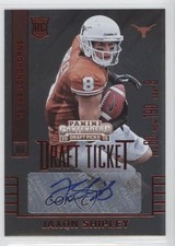 2015 Contenders Draft Picks College Ticket Red Foil Jaxon Shipley #200 Auto 2f5