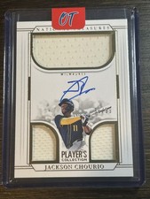 2025 Panini National Treasures Jackson Chourio 3-Patch Auto /99 🔥