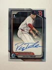 Payton Tolle 1st Bowman Auto 2024 Bowman Chrome #CPA-PT Red Sox Non Refractor