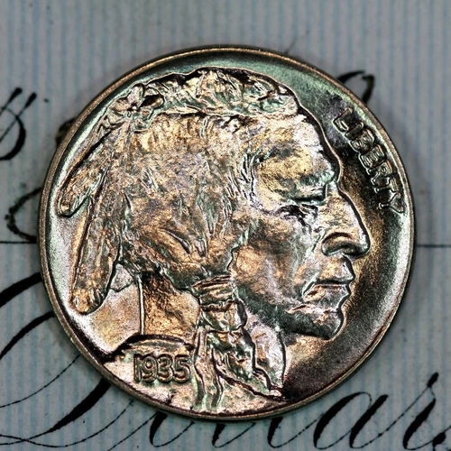 * 1935-P * PRISTINE++ GEM BU MS BUFFALO NICKEL * FROM ORIGINAL COLLECTION