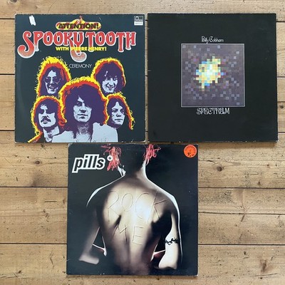 Billy Cobham - Spooky Tooth - Pills  3x Vinyl LP aus Nachlass 