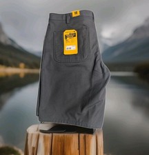 Carhartt Women's 18 Gray Rugged Flex Canvas Work Shorts BS3111-W NWT
