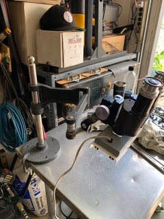 Leitz Wetzlar 10 power binocular inspection scope good clean condition and very