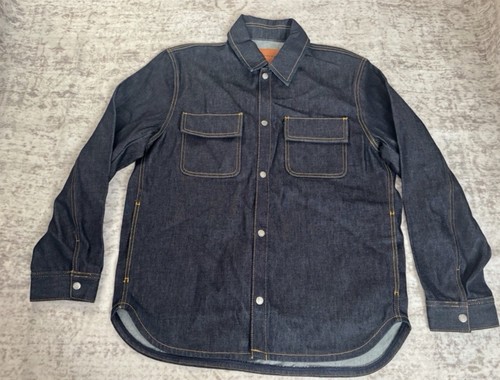 Sandro, Sandro Vintage Oversized Fit Denim Shirt Jacket