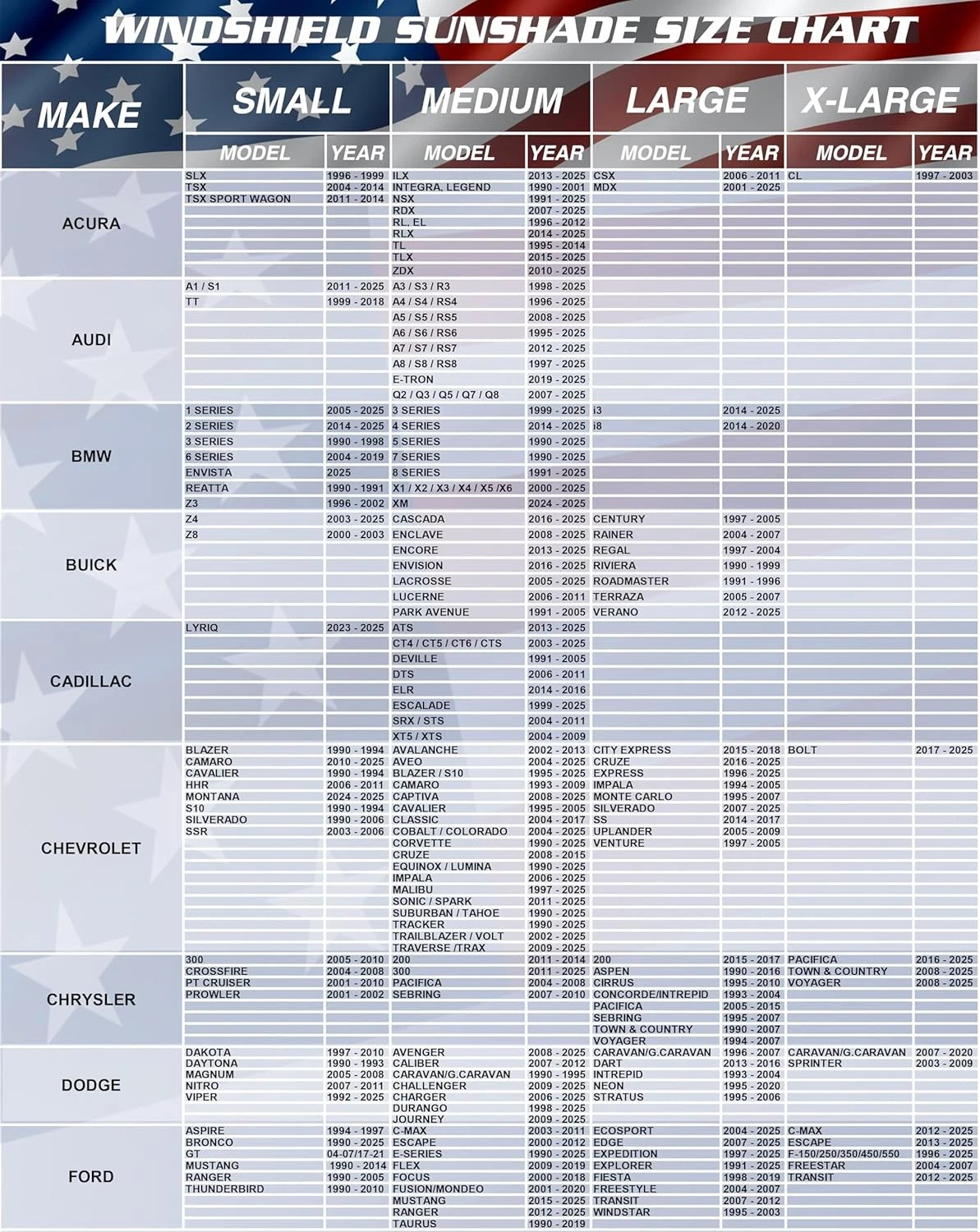 Flag Windshield Sun Shade, High-Resolution Car Sun Shield with Mirror, Cut-Out