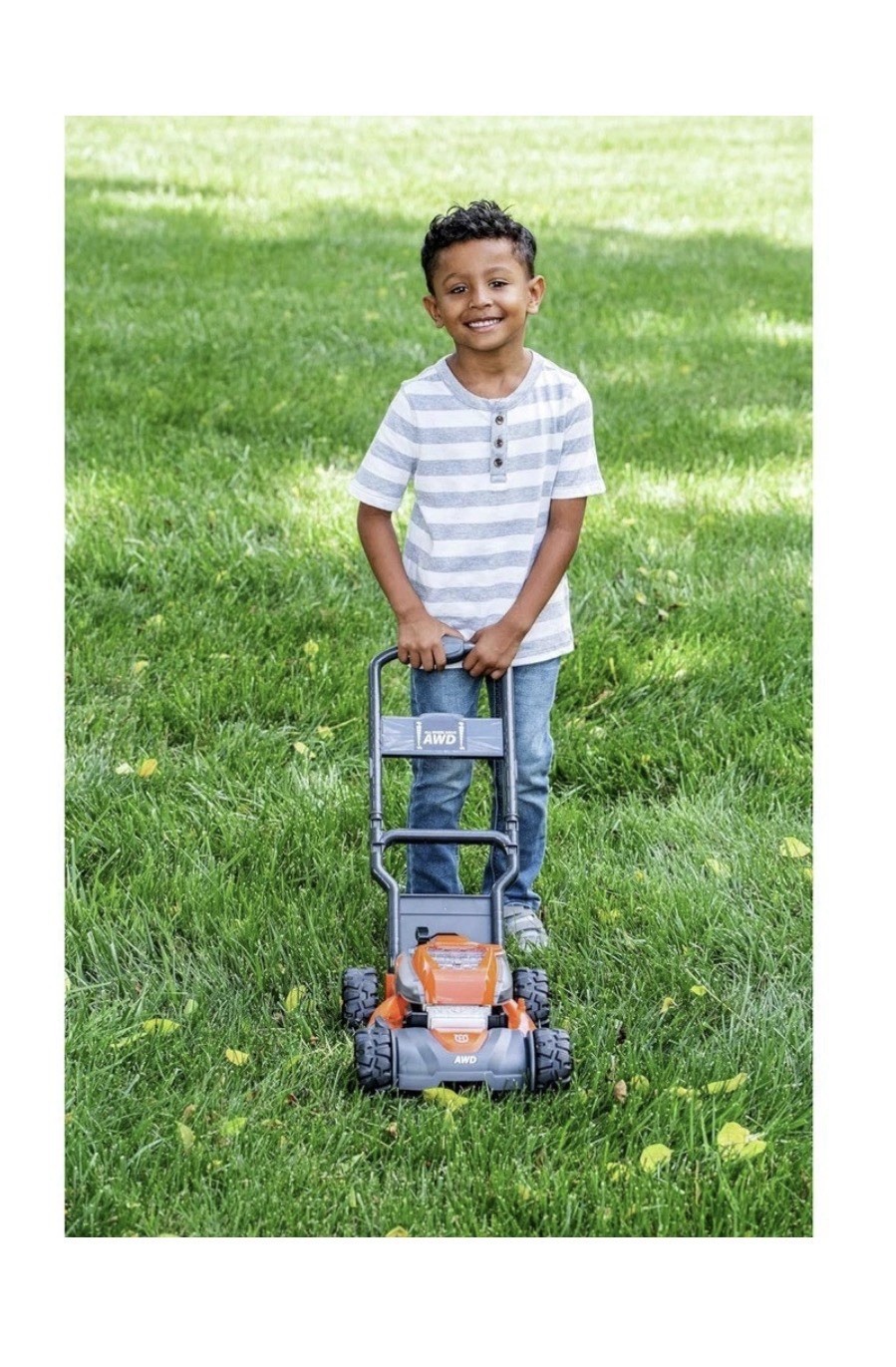 Husqvarna 589289602 Toddler Toy Lawn Mower for Ages 2 & Up New
