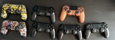 7 Genuine Soney PS4 DualShock Controllers Bundle - Mixed Colours - Working