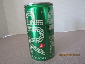 Vtg Unopened Sealed 7-UP Vintage Style Flip-Top Soda Can
