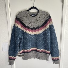 Woolrich Oversized Nordic Fair Isle Sweater XL