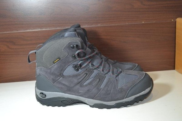 Men Jack Wolfskin Boots Grey Suede 44.5