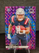 2025 Panini Mosaic Kyle Williams RC Purple Mosaic #'d /49 - Patriots