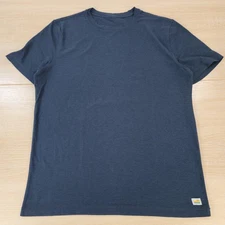 Men's S Vuori Heather Strato Tech Tee Soft Performance Crew Short Sleeve Shirt