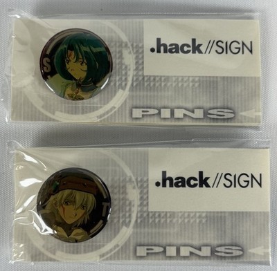 DOT HACK SIGN .HACK SIGN COLLECTIBLE 2 PIN SET - SUBARU & TSUKASA