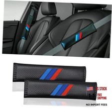 Car M 3 Color seat Belt Cover Carbon Fiber Texture car seat Belt pad Style1