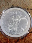 2017 American Silver Eagle Dollar Walking Liberty in Capsule  1 oz  .999 BU