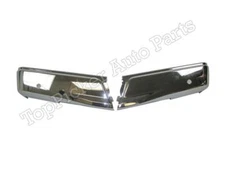 New Chrome Steel Rear Bumper Ends Caps For F150 Styleside 15-18 with Hole