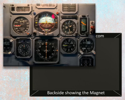 L-1011 Captain Cockpit Panel Handmade 3.25'' x 2.25'' Fridge Magnet (PMCT4029)