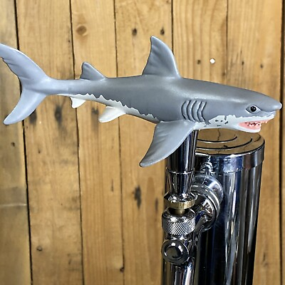 #ad Great White Shark Mini Beer Tap Handle Aquarium Zoo Animal Fish Jaws $39.99