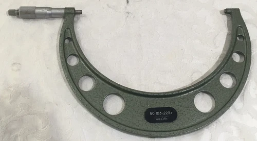 MITUTOYO 8-9" OUTSIDE MICROMETER, .0001", 103-223A