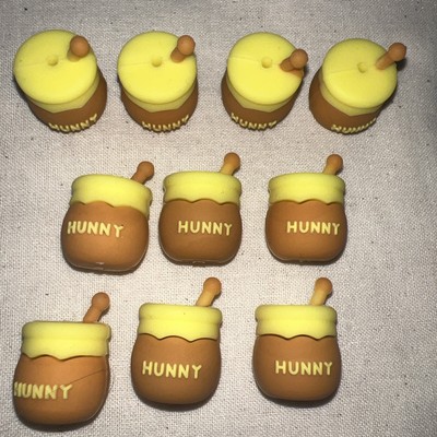 Honey pot   , 10 Pcs Silicone Focal Beads DIY