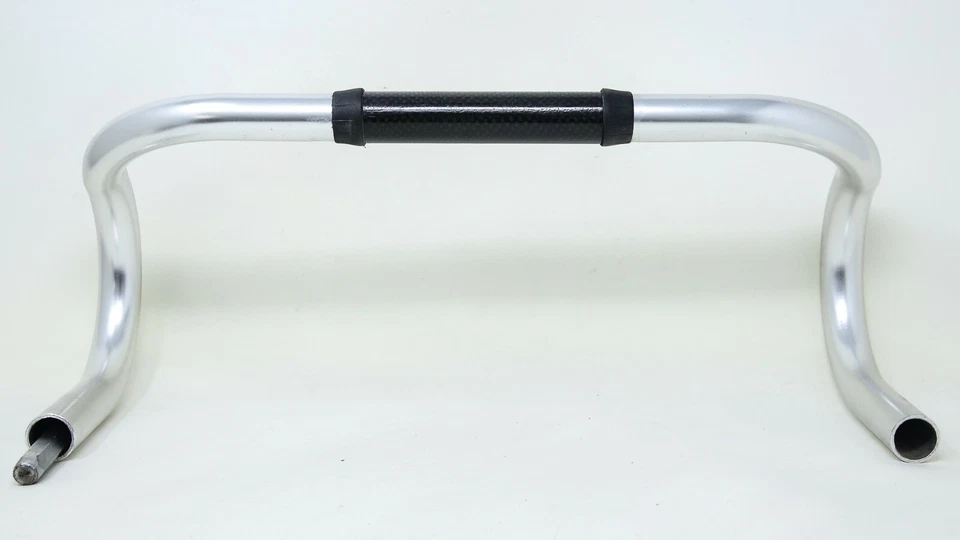 NOS CINETICA CINELLI HANDLEBAR VINTAGE 42 cm CARBON FIBER 80s ROAD RACING BIKE - Image 3 of 4