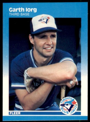 1987 Fleer Glossy Garth Iorg . Toronto Blue Jays #229