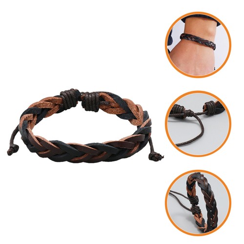 Bracelet Man Adjustable Braided Bracelets Wrist Band for Men - 第 3/5 張圖片