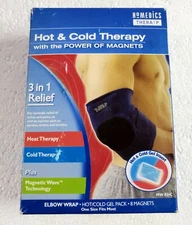 HoMedics Hot & Cold Therapy Elbow Wrap With The Power Of Magnets 8 Magnets 