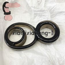 Male Ball Stretcher Peni Enhancer Extender Ring Scrotum Sleeve Delay