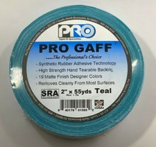 Pro Tapes Pro Gaffer Tape Teal 2" x 55 yds.