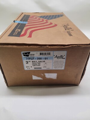 Apollo 77FLF20001 Brass Ball Valve Full Port Lever Handle 400 CWP 3'' Lead Free