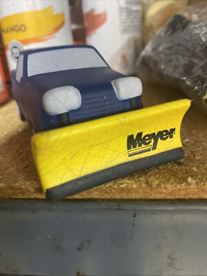 Meyers Plow Truck Foam Stress Ball Squeeze  4''  by 2''H Soft Promo