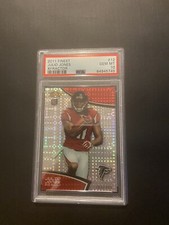 2011 Topps Finest Julio Jones Rookie  Xfractor 203/399 PSA 10
