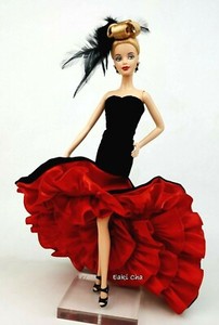 red and black dress outfit