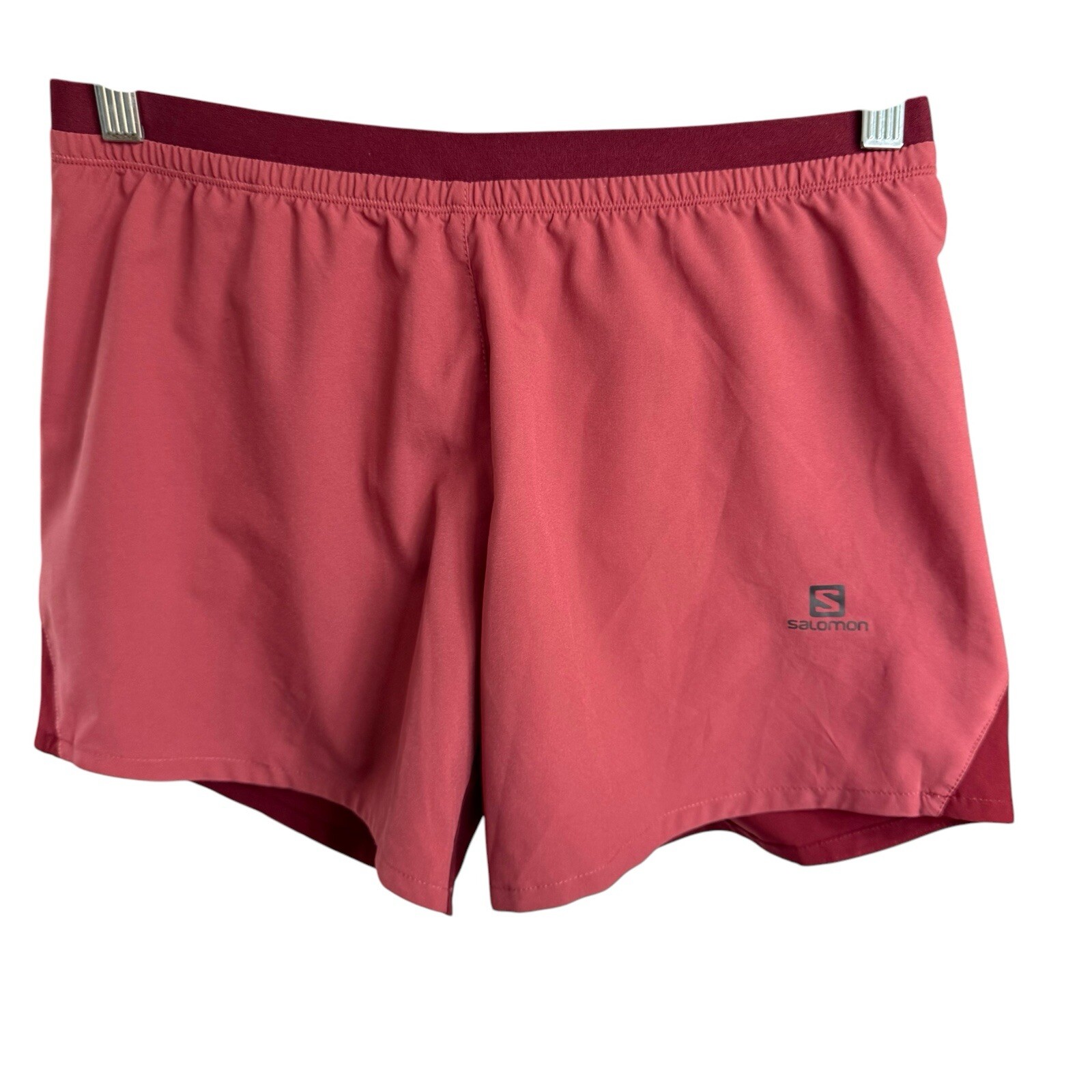 Salomon pantaloncino donna cross 3" corsa piccolo rosso tempo libero cross training