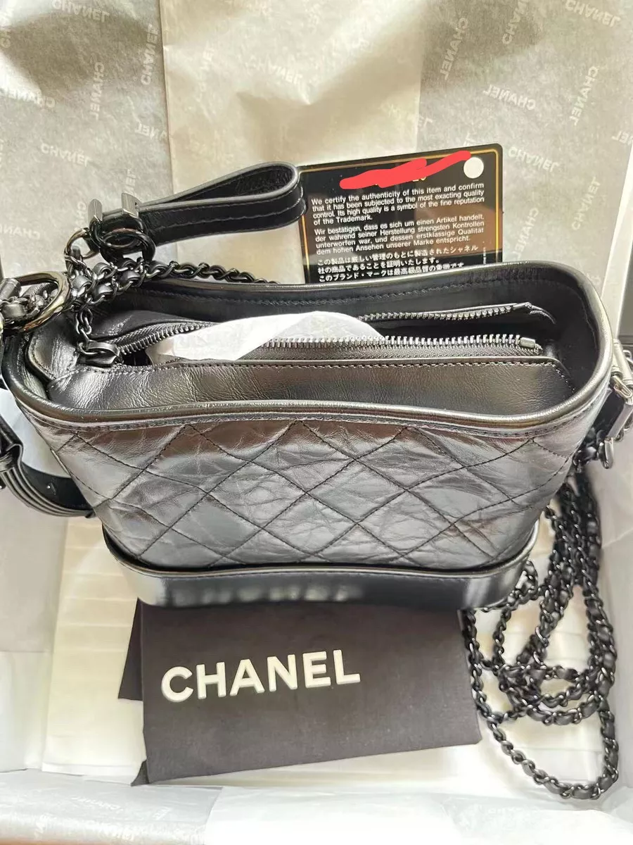 Limited Edition 2020 Chanel Gabrielle So Hobo Blackout Edition local