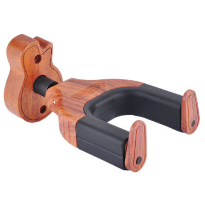 Wooden Wall Mount Guitar Hanger Holder Hook Keeper Hanging Bracket Accessories