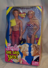 Barbie Ken - SHE SAID YES - 2 doll set - NRFB - 2010- Engagement Wedding