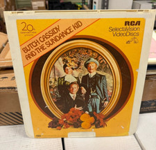 Butch Cassidy And The Sundance Kid CED RCA Selectavision Video Disc