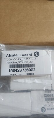 AMPHENOL 1AB428730002 (SET OF 6 ) ALCATEL-LUCENT 7/16 MALE TERMINATOR LOAD (S2)