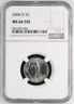 2006-D Jefferson nickel graded by NGC MS66 5FS