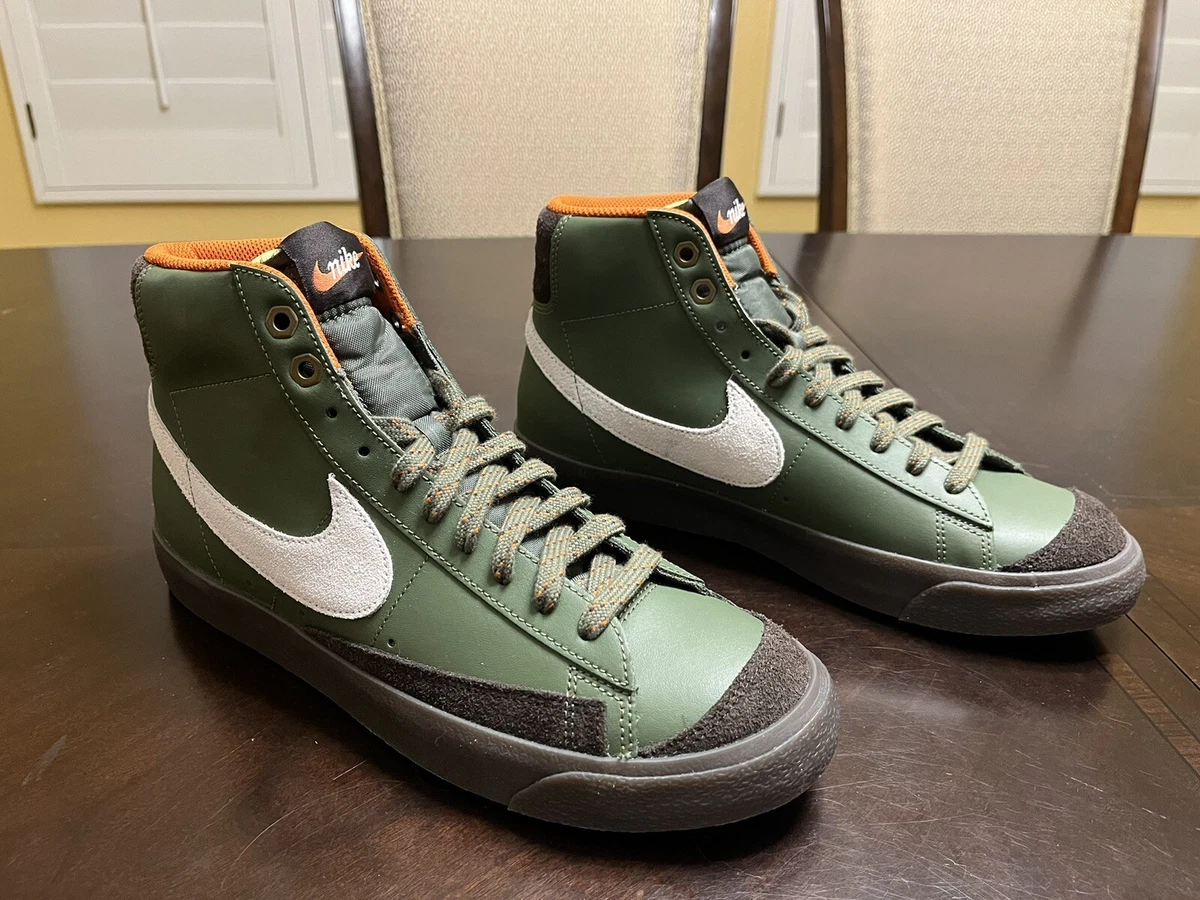 Nike blazer olive green discount