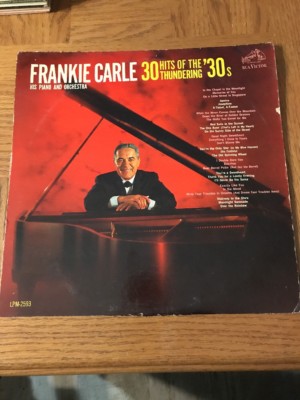 FRANKIE CARLE 30 Hits of The Thundering '30s Vinyl Music Album 1963