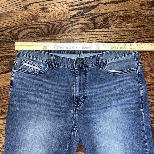 Calvin Klein Mens Size 36x27 Med Wash Straight Leg Denim Jeans - Picture 6 of 11