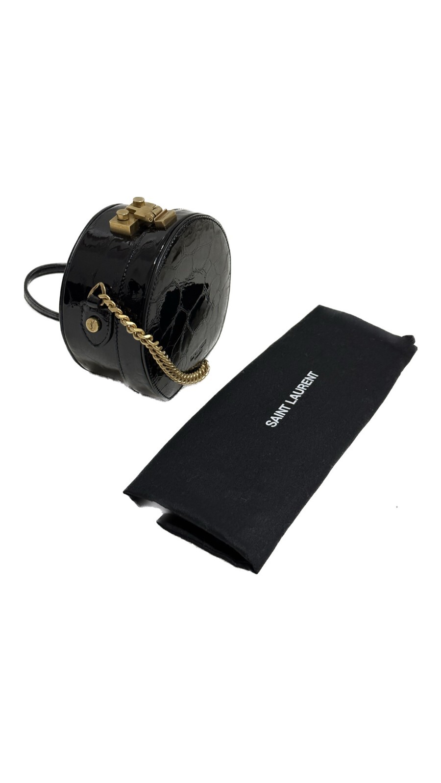 Borsa Saint Laurent YSL a tracolla nera