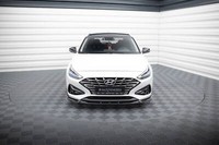 Front Ansatz V.2 FüR Hyundai I30 Mk3 Facelift Schwarz Hochglanz