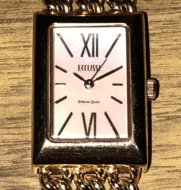 Ecclissi Rose Sterling Silver 3 Strand MOP Dial Women display picture 2