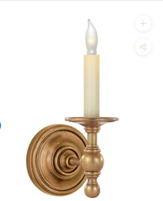 Visual Comfort Signature Collection Chapman & Myers Classic 8 Inch Wall Sconce